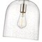 Z-Lite Pearson 1 Light Pendant, Brushed Nickel And Clear Seedy 817-9BN - alternate 6